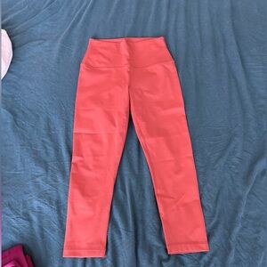 Orange athletic Leggings